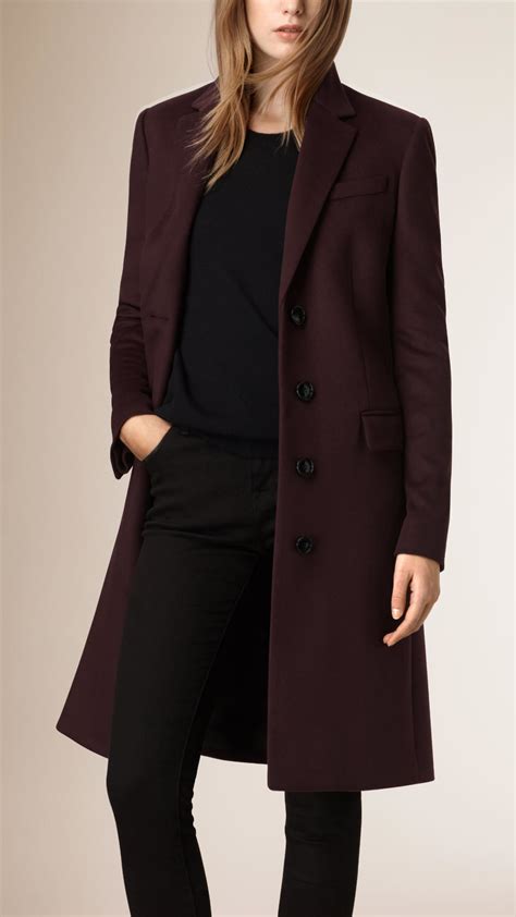 burberry duffle coat 52|Burberry wool cashmere tailored coat.